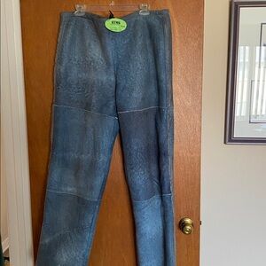 Shearling drawstring snow pants sz M